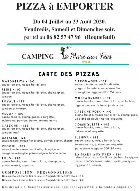 Hotel Camping La Mare Aux Fees Roquefeuil Exterior foto
